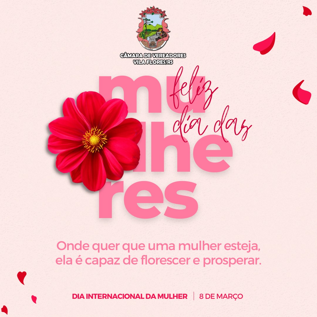 08 DE MARÇO - DIA INTERNACIONAL DA MULHER 