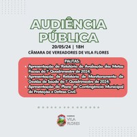 Comunicado de Audiência Pública 